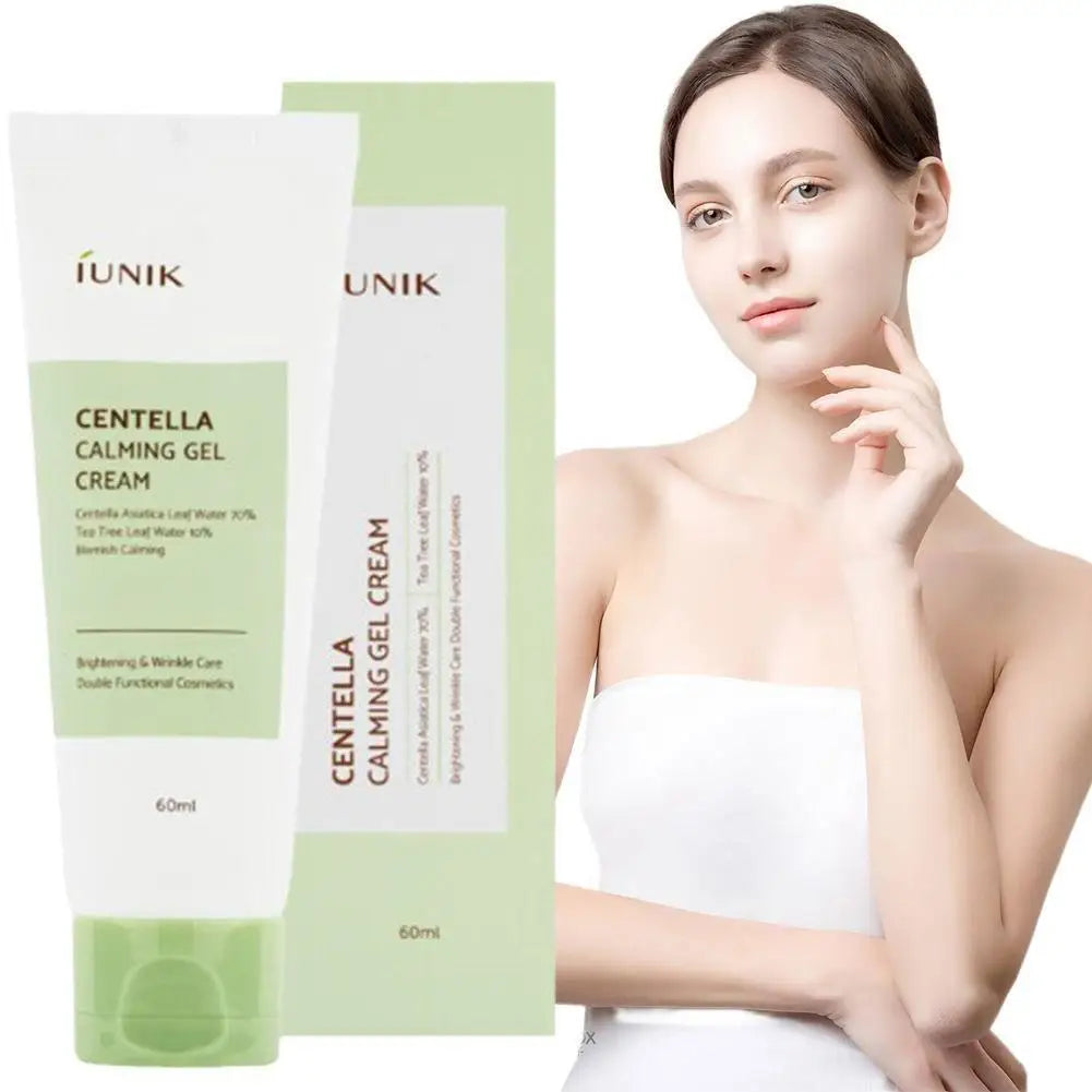 70% Centella Asiatica iUNIK Gel Cream Brightening Wrinkle Care Soothing Hydrating Moisturizing Korean Sensitive Skin Care Cream