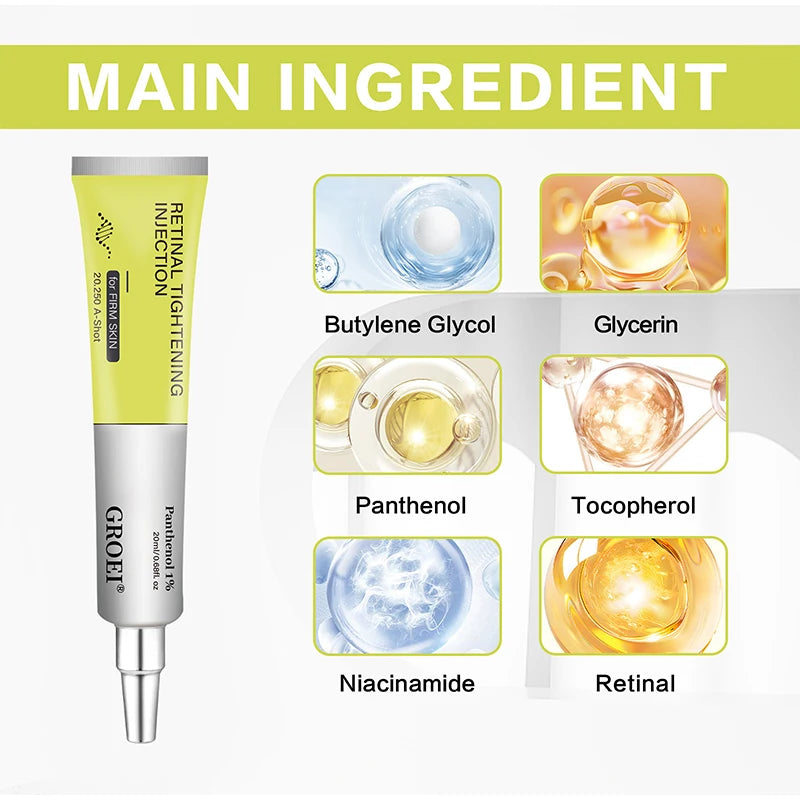 Retinol Moisturizing Eye Cream Reduces Dark Circles Brighten Skin Firms Skin Deeply Moisturizes Korean Brand New Facial Skincare