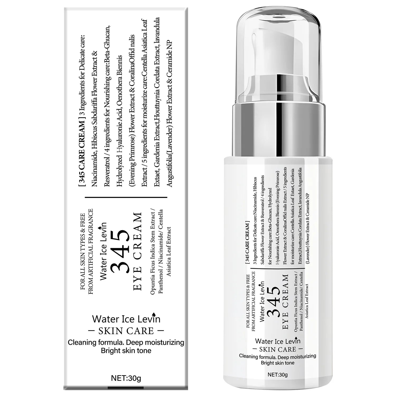 Brand 345 Face Cream Korean Skincare Skin-softening Moisturize FaceCream Gentle Repairing Suitable For Sensitive Skin Face Cream