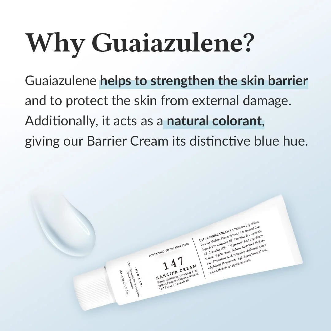 Korean Vegan 147 Barrier Cream Hyaluronic Acid Ceramide Facial Moisturizer Daily Skin Care Hydrating For All Skin Types 50ml